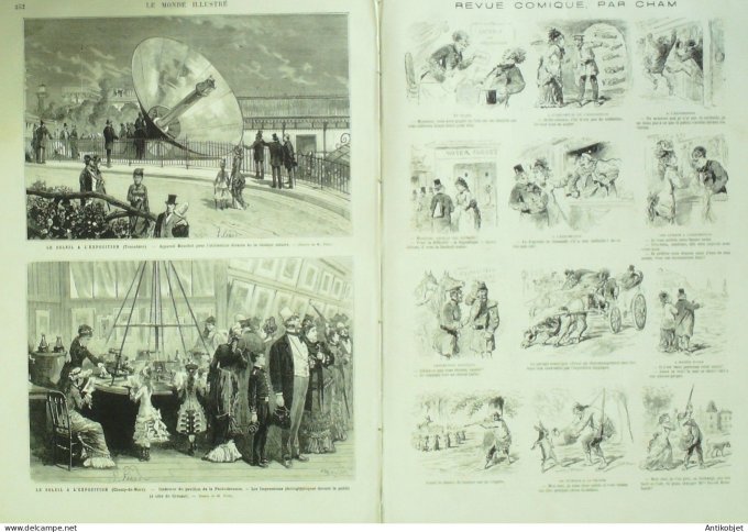 Le Monde illustré 1878 n°1125 Mgr Dupanloup Charles Gounod St Félix (73) Sénégal Fièvre jaune Photoc