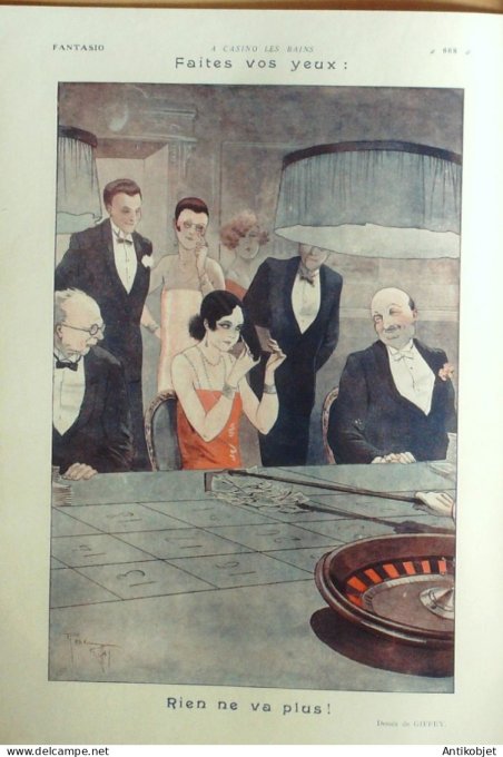 Fantasio 467 1926 Binder Mendousse Pecoud Boucher Bernard Giffey