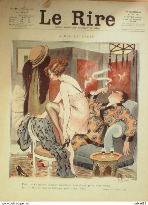 Le Rire 1922 n°159 Guillaume Delaw Gerbault Mengden Nob Sennep Dullian Lissac