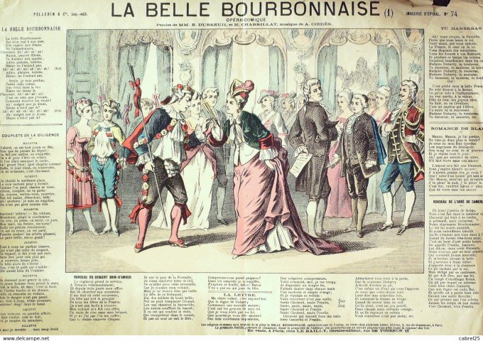 La Belle Bourdonnaise 1 (Opéra) (Pellerin d'epinal)