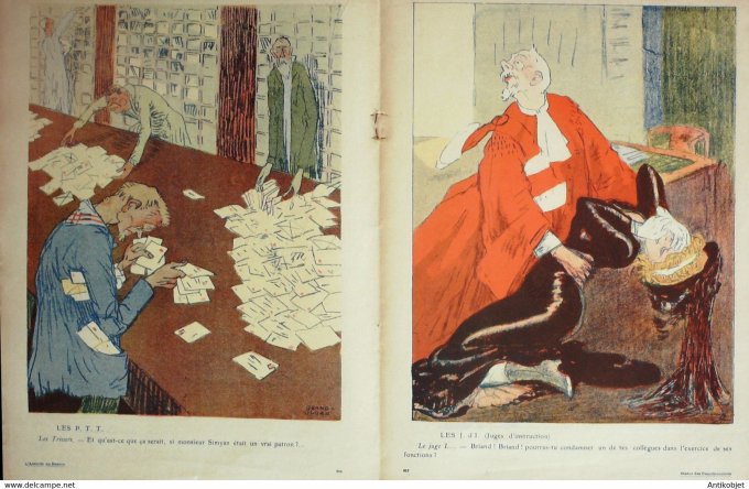 L'Assiette au beurre 1908 # 403 Statut des Fonctionnaires Grandjouan