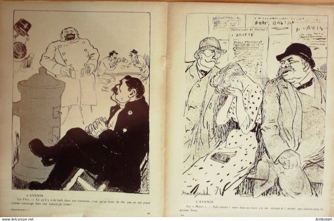 L'Assiette au beurre 1908 # 403 Statut des Fonctionnaires Grandjouan