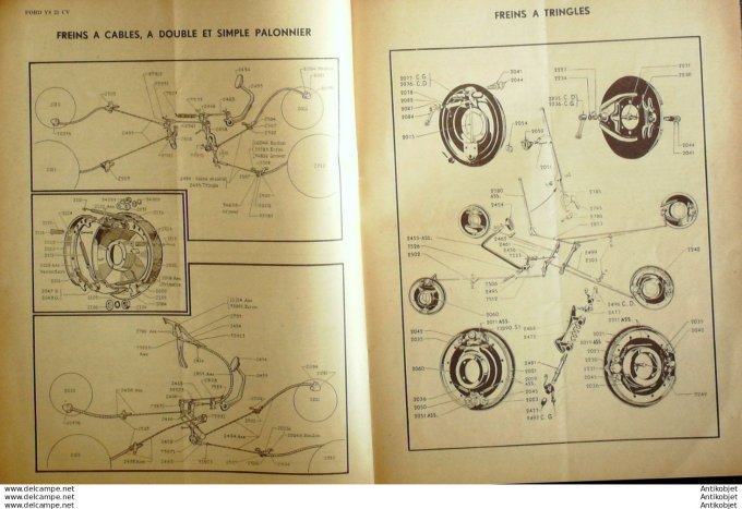 R.T Automobile Ford V8 21cv Pistons BHR 1948