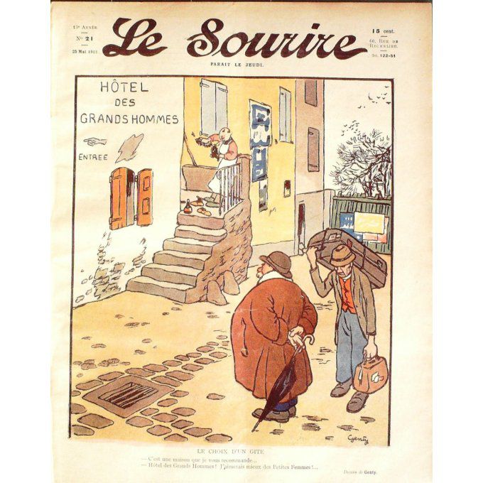 Le Sourire 1911 n°021 GENTY VALLEE HEMARD MORISS HEMARD QUINT