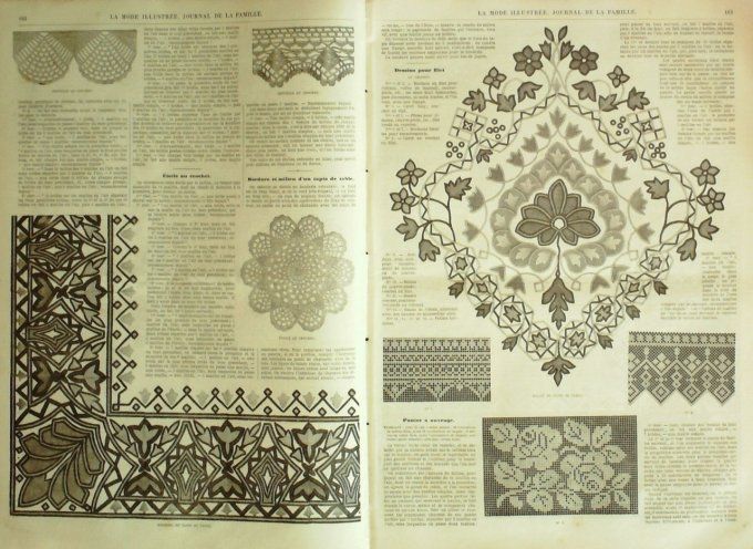 Journal Mode illustrée 1865 # 21 Chapeaux d'été
