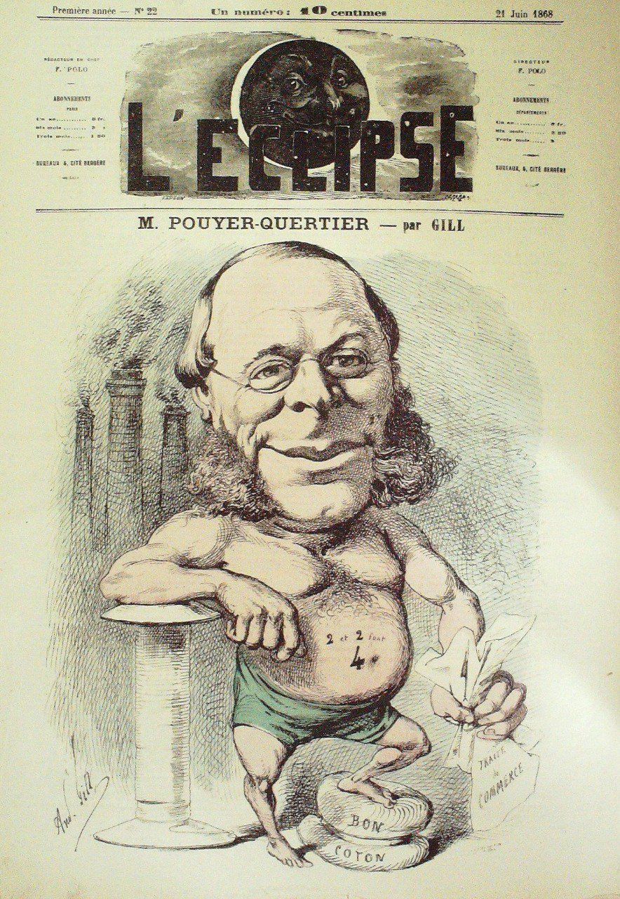L'ECLIPSE-1868/22-POUYER QUERTIER AUGUSTIN-André GILL