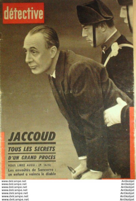 Détective 1960 # 711 Bourg-et-Comin Mesnil-Verclives Limoges Menetréo