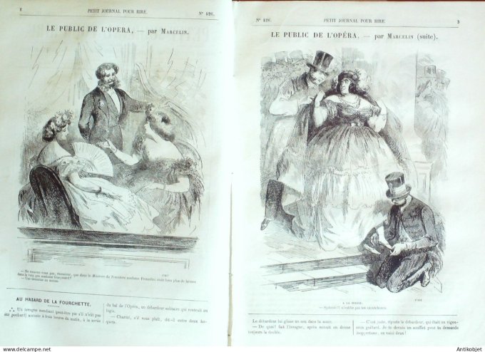 Petit journal pour Rire 1863 # 426 Physiologie de la Museliere Randon