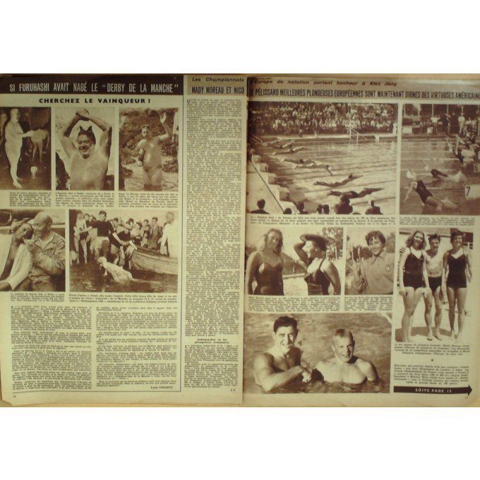 Miroir Sprint 1950 #  220 28 Aou Holden Zatopek Reiff Moreau Furuhashi Pelissard Coup