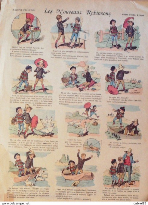 Les Nouveaux Robinsons (Pellerin d'epinal)