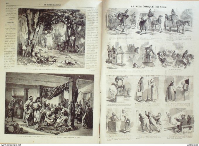 Le Monde illustré 1866 n°481 Brest (29) Italie Mantoue Crémone Suède Stockolm