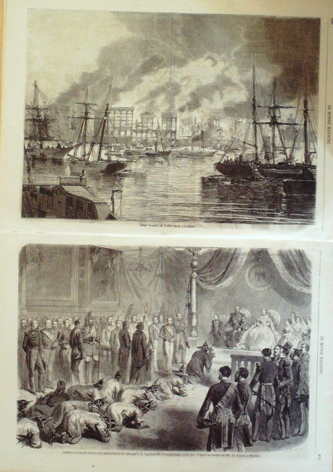 Le Monde illustré 1861 n°221 Siam Foskai Abdul Medjid Mahmoud II