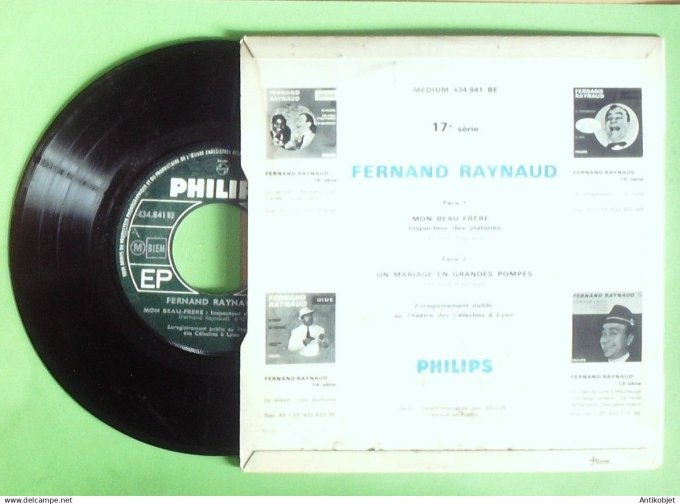 Raynaud Fernand 45T EP Un mariage en grandes pompes 1964