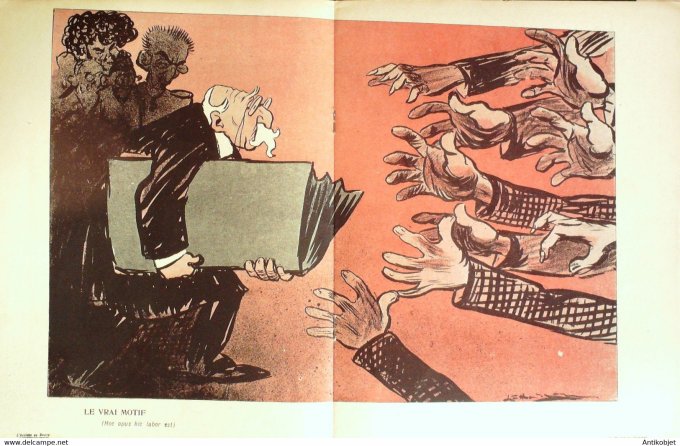 L'Assiette au beurre 1904 # 172 Le million des Chartreux Camara