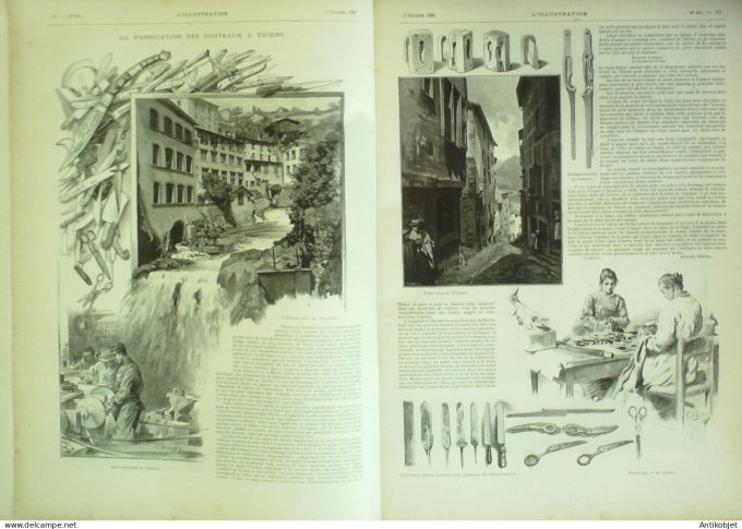 L'illustration 1896 n°2763 Sedan (08) Mali Tombouctou Thiers (63)