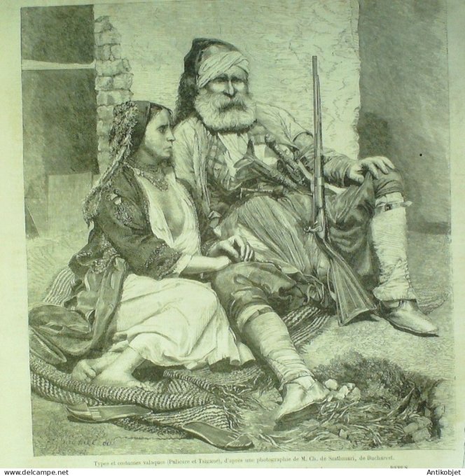 Le Monde illustré 1857 n° 28 Chine Macao Inde Haiderabad Lude (72) Inde Haiderabad