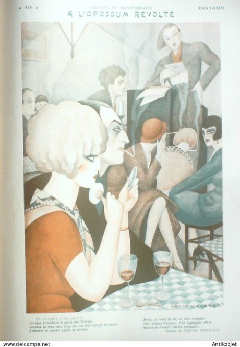 Fantasio 458 1925 Bloch Gerbault Guillaume Harry Mendousse Wegener