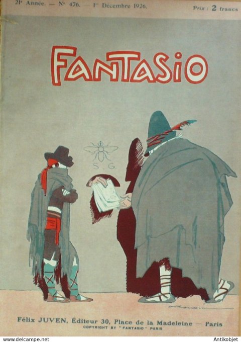 Fantasio 476 1926 Vidal Brivot Faivre Harry Giffey Vallet Viardot