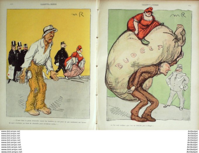 L'Assiette au beurre 1910 # 468 Les Reformes du Travail Radiguet bMaurice