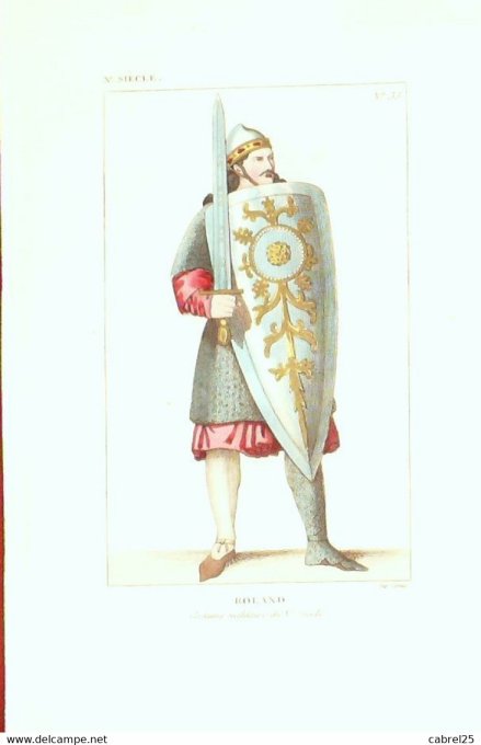 Roland en militaire 10ème 1852