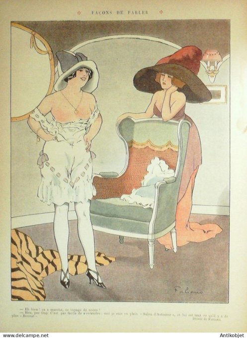 Le Rire 1911-12- 9 # 462 Journal humoristique Ed.Originale Dernier whisky