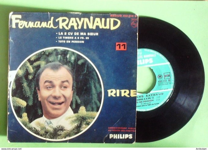 Raynaud Fernand 45T EP La 2cv de ma sœur 1961