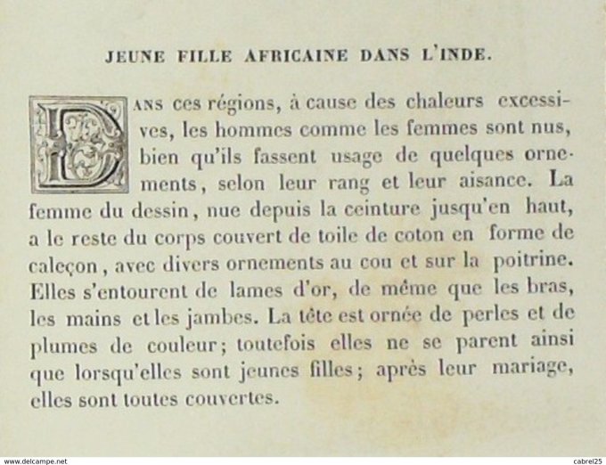 Inde Villageoise 1859