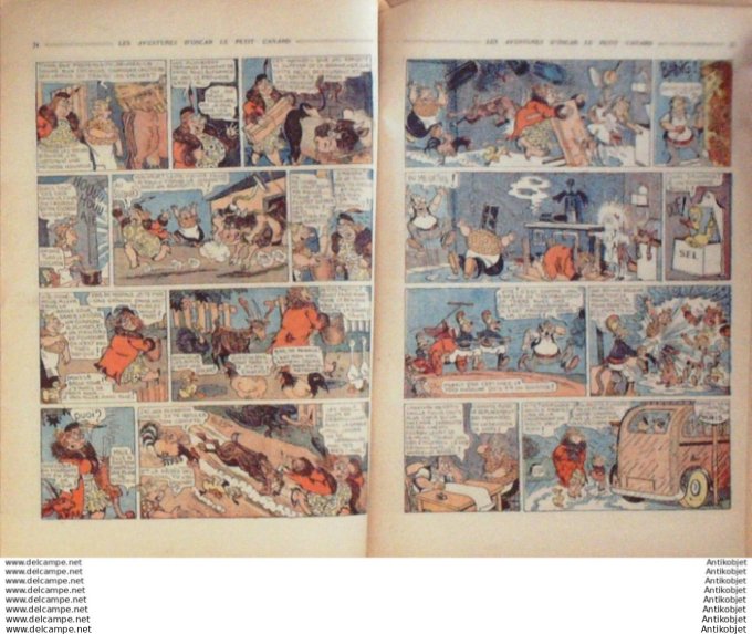 Oscar le petit canard en vacances aventures (Mat # 6) Eo 1936