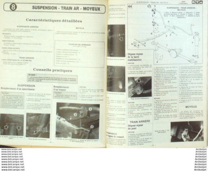 R.T Automobile Jeep Cherokee Peugeot 505 Renault Clio   # 529