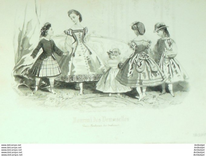 Journal de Demoiselles 1863 # 04b Travestissements enfants