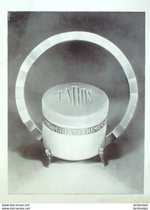 Publicite Cosmetique Caron Creme 1930
