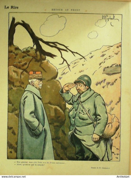 Le Rire Rouge 1916-07-22 #  88 Journal humoristique Ed.Originale Chatiment