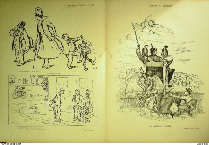 Le Rire Rouge 1916-07-22 #  88 Journal humoristique Ed.Originale Chatiment