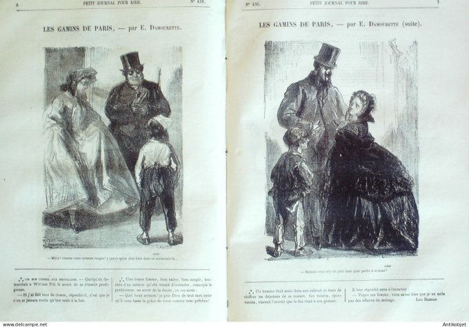 Petit journal pour Rire 1863 # 436 Route des courses Marcelin