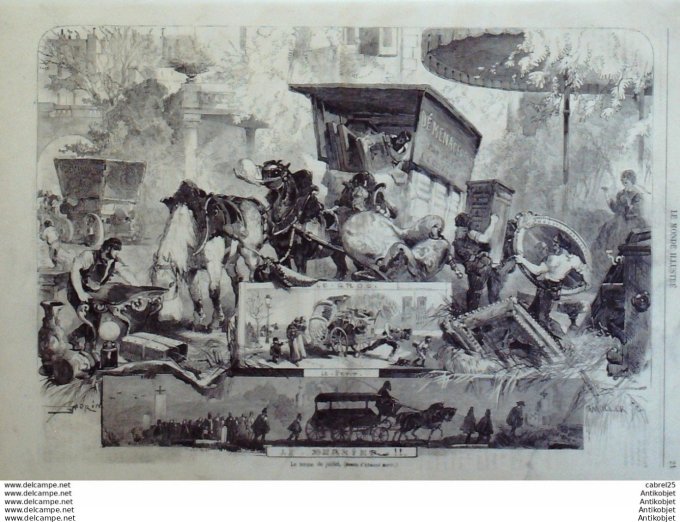 Le Monde illustré 1866 n°483 Enghien Montmorency (95) Italie Venise Ledro Cernay Tchéquie Prague