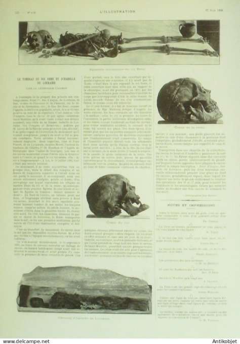 L'illustration 1896 n°2783 Siam Chakrabongse  Ben Vibhandu  Egypte CaiAzhar Ouessant (29) phare Ar-M