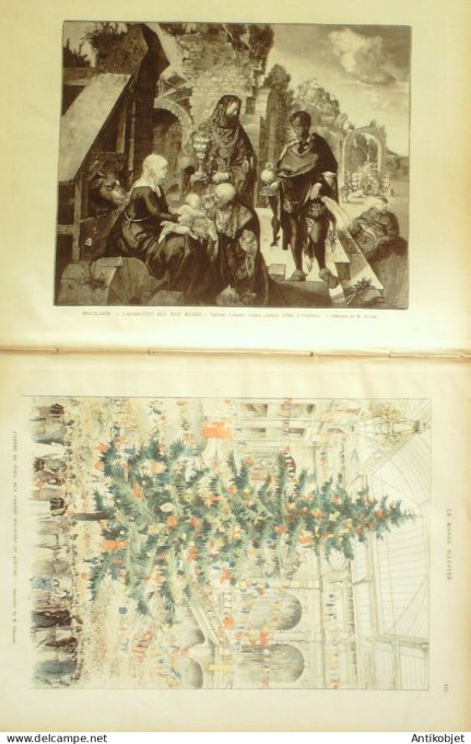 Le Monde illustré 1893 n°1917 Bethléem Eglise Ste-Eustache Rois mages