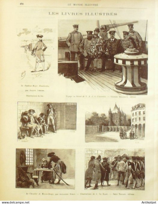 Le Monde illustré 1893 n°1917 Bethléem Eglise Ste-Eustache Rois mages