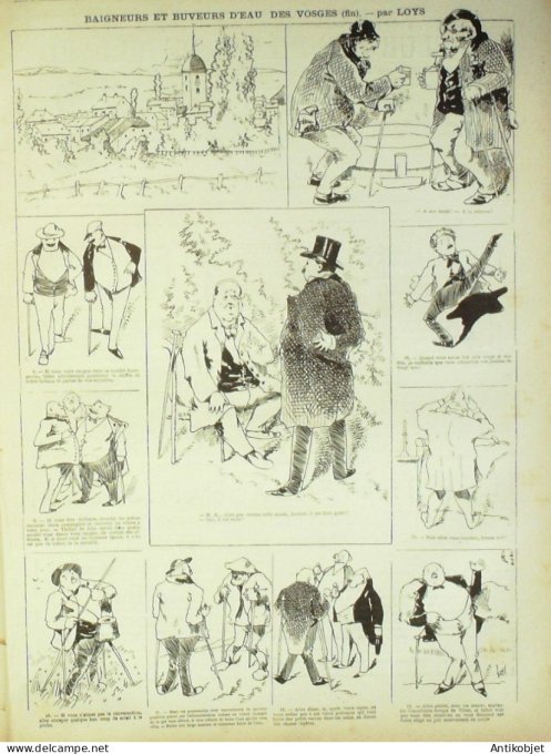 La Caricature 1881 #  86 ébulition électorale Robida Tunisie nos marins Gino