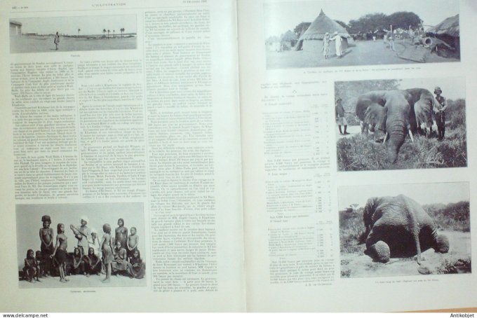L'illustration 1905 n°3279 Soudan Ombdurman Khartoum Shilo Uks Russie Utorgosch Medwied Sébastopol