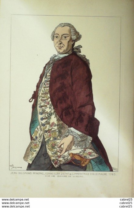 Sigismond PfinzingJean Conseiller de l'impératrice Allemagne  en 1763