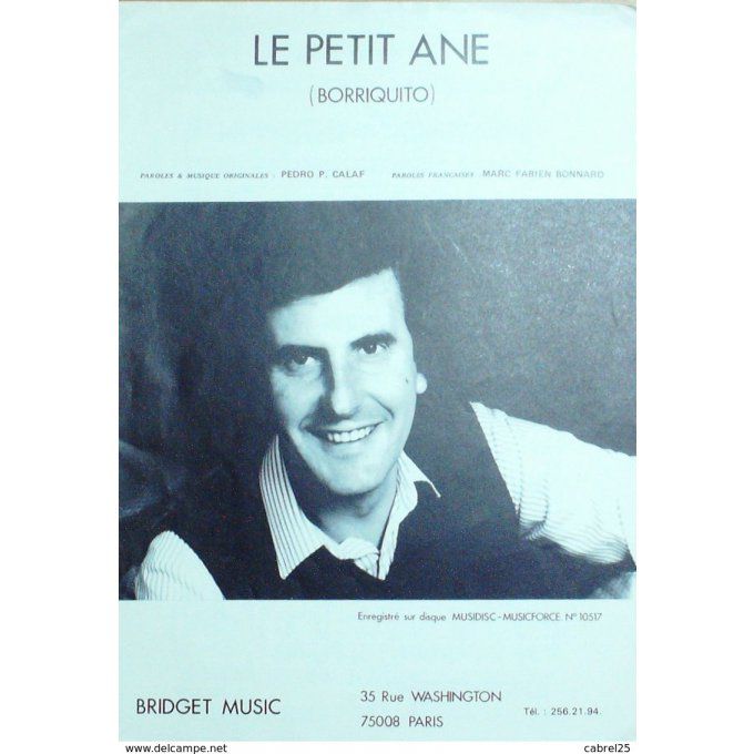 Menez Bernard Le Petit Ane 1971