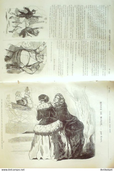 Petit journal pour Rire 1866 # 580 Le Cabotin Bertall Albert Monnier