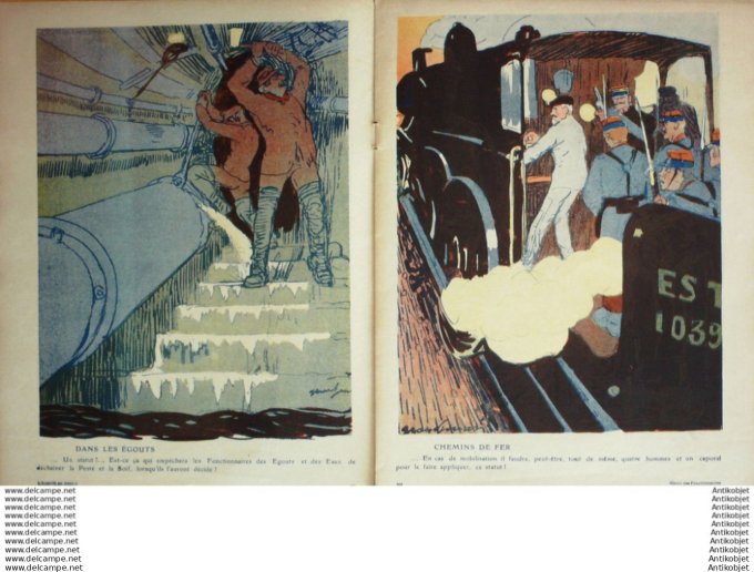 L'Assiette au beurre 1908 # 403 Statut des Fonctionnaires Grandjouan