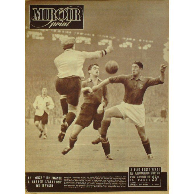 Miroir Sprint 1950 #  230 6 Nov Caulet Bahri Howard France/Belgique Arnaudeau