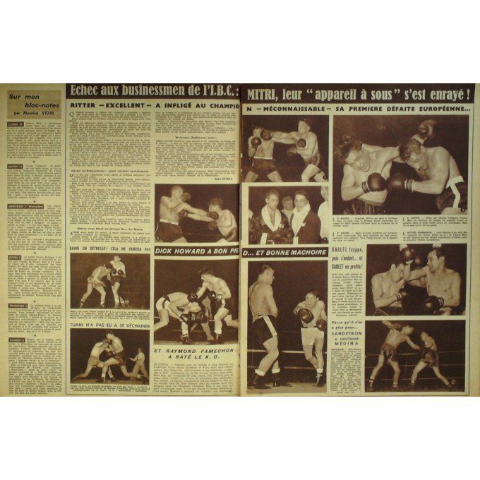 Miroir Sprint 1950 #  230 6 Nov Caulet Bahri Howard France/Belgique Arnaudeau
