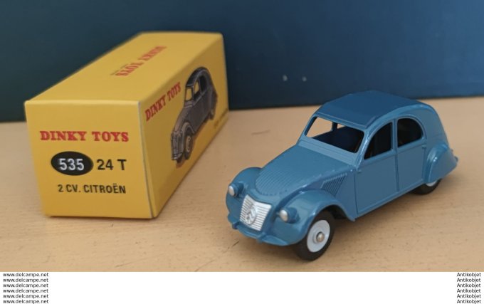 Citroen 2cv bleu Dinky Toys Atlas 1:43
