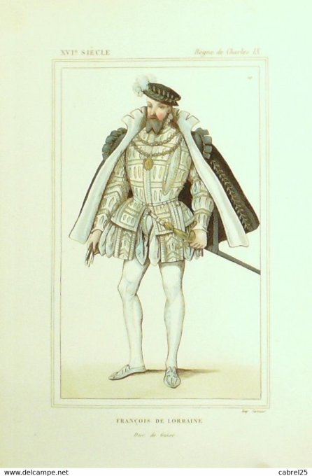De Lorraine François Duc De Guise 16ème 1852