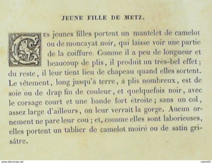 France (57) METZ  Demoiselle 1859