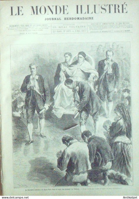 Le Monde illustré 1877 n°1078 Russie St-Pétersbourg Turquie Constantinople